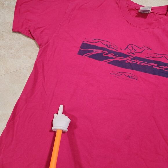 VTG 90s Greyhound Bus Adult XL 1990s Transportation Promo Single Stitch T Shirt - Picture 12 of 15